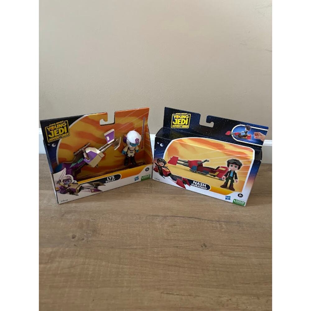Nash Durango and Lys Solay Disney Stars Wars Young Jedi Adventures